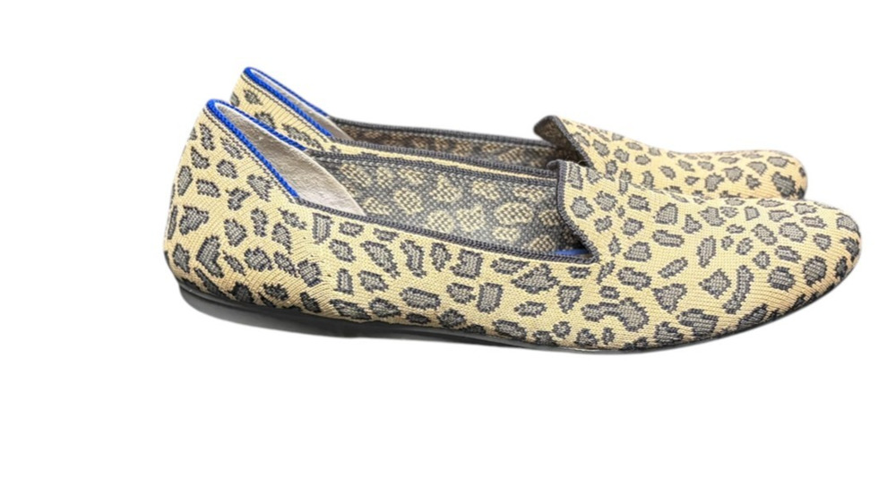 Rothy's The Loafer Spotted Leopard Print Flats Loafer Women's Size 7.5